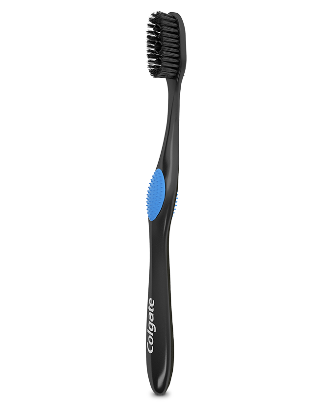 Charcoal Toothbrush Soft Bristle Toothbrush Colgate®