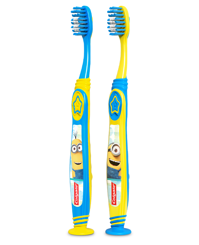 Packshot of Colgate<sup>®</sup> Minions<sup>™</sup> Manual Toothbrushes Single Pack And Value Pack