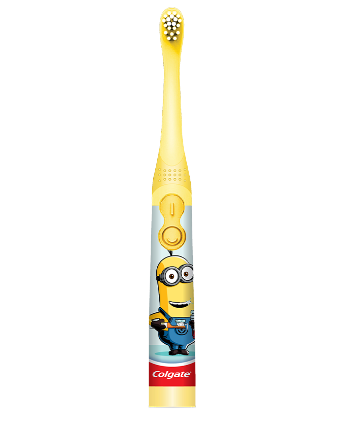Packshot of Colgate<sup>®</sup> Minions<sup>™</sup> Battery Powered Toothbrush