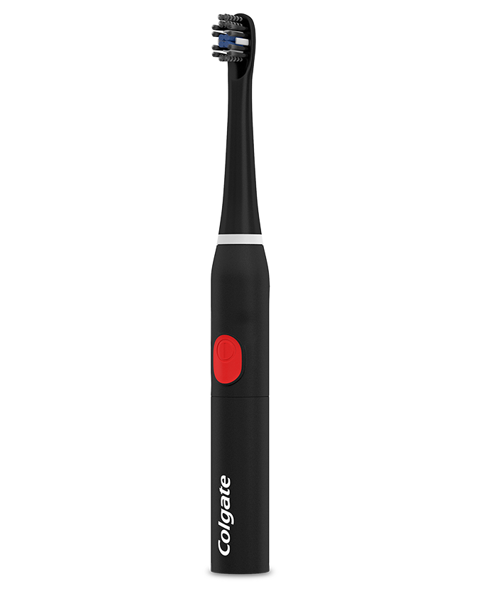 Packshot of Colgate<sup>®</sup> 360° Battery Powered Charcoal Toothbrush, Soft