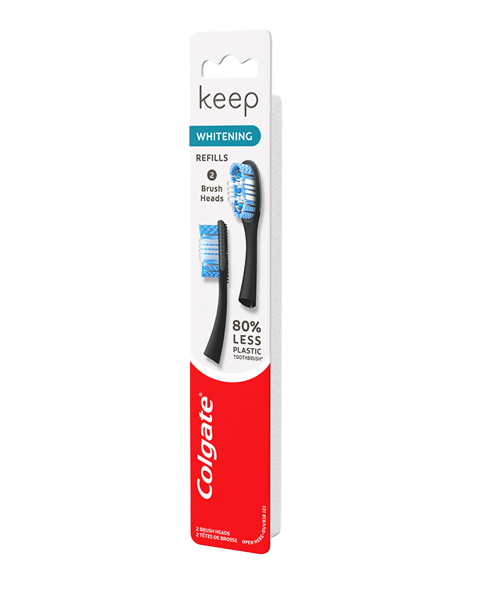 Keep Whitening Replacement Toothbrush Heads Colgate®
