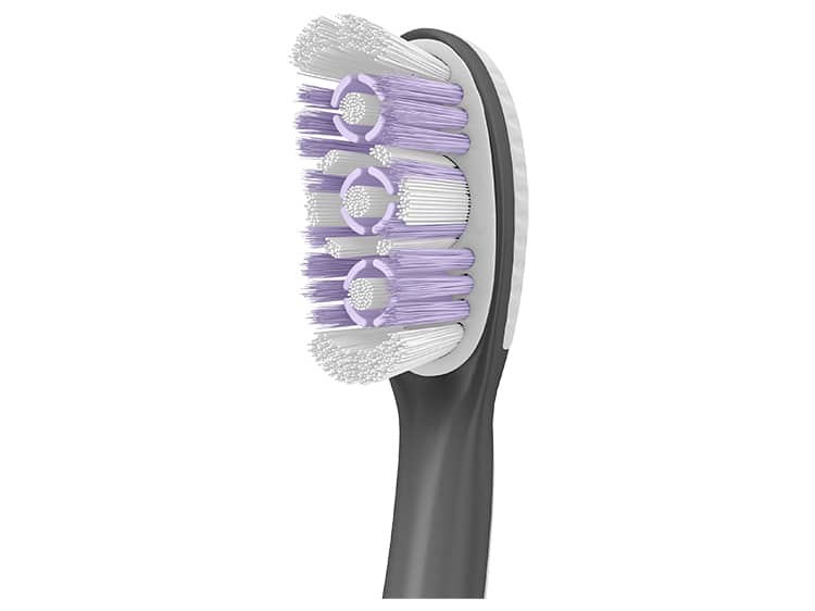 As the soft bristles gently vibrate, they provide deep cleaning 