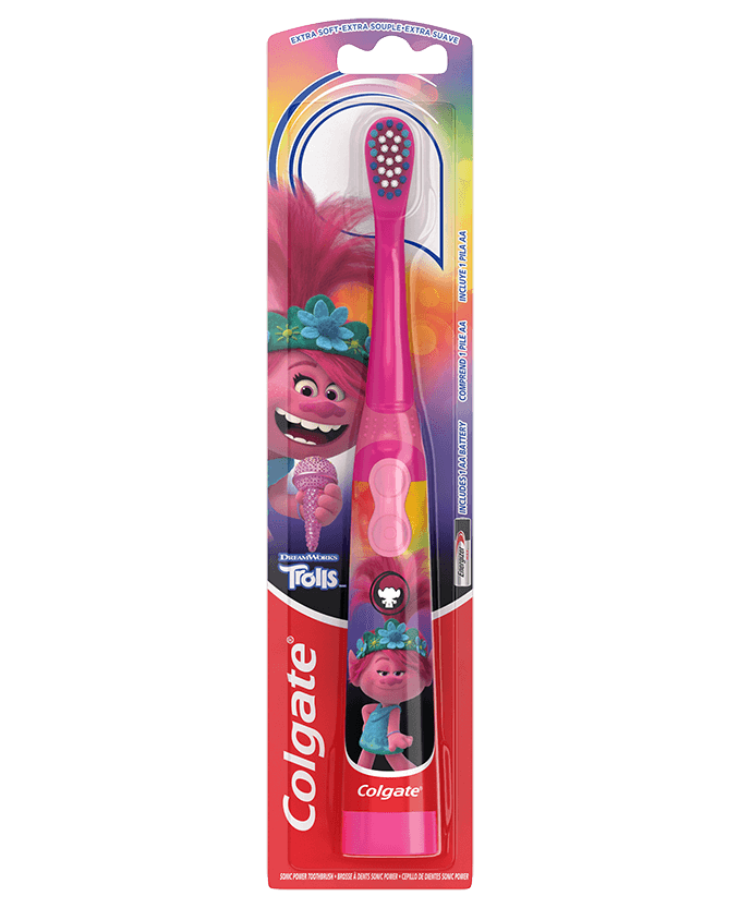 Packshot of Colgate Kids Toothbrush, Trolls