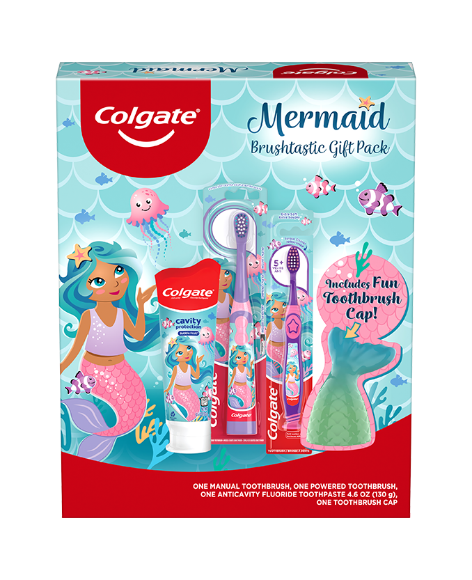 Packshot of Colgate<sup>®</sup> Kids Powered Toothbrush, Space Jam
