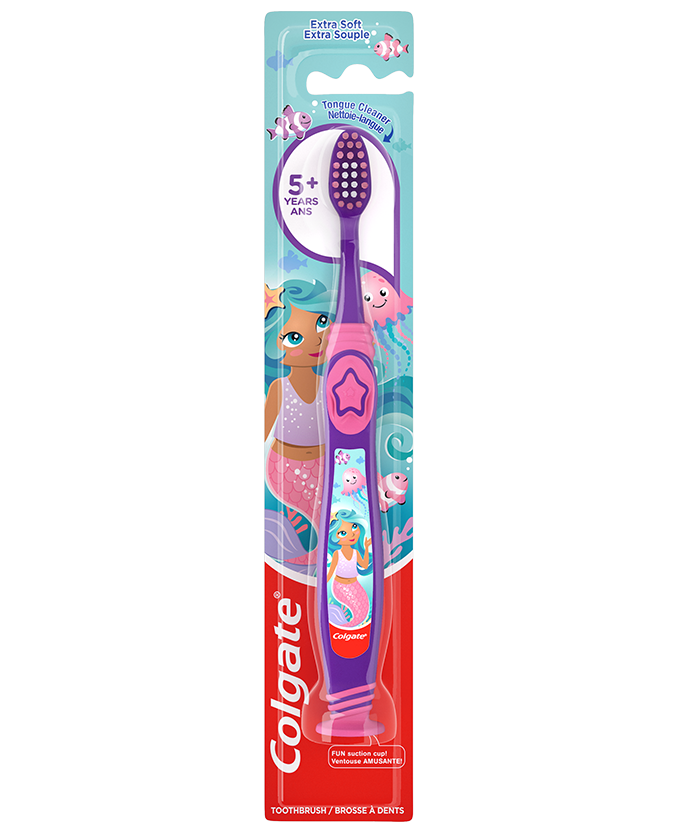Packshot of Colgate<sup>®</sup> Kids Manual Toothbrush Mermaid