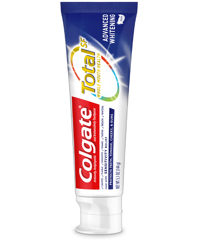 Packshot of Colgate Total<sup>SF</sup> Advanced Whitening Toothpaste