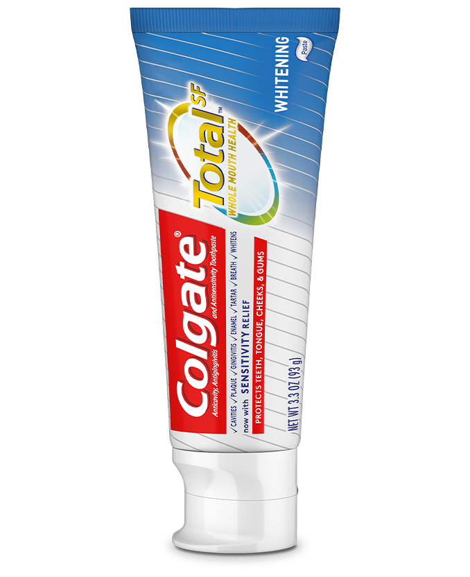 Packshot of Colgate Total<sup>SF</sup> Whitening<sup>™</sup> Toothpaste