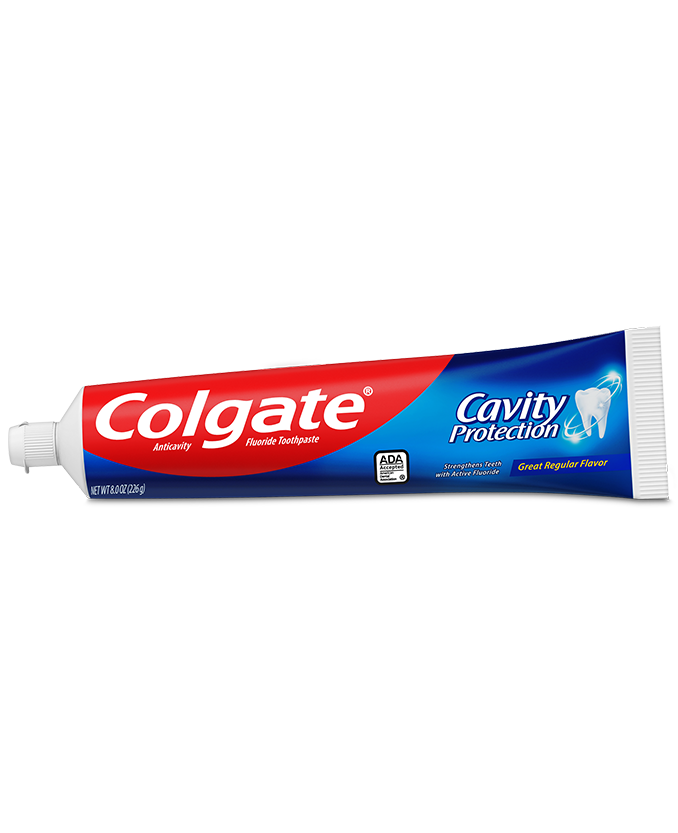 Packshot of Colgate<sup>®</sup> Cavity Protection Toothpaste