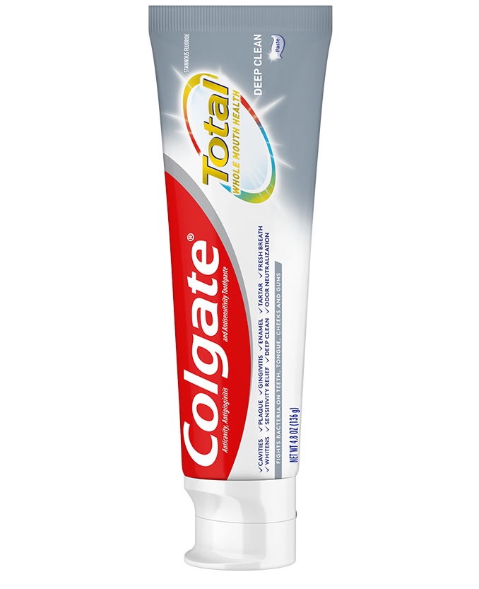 Packshot of Colgate Total<sup>SF</sup> Deep Clean<sup>™</sup> Toothpaste