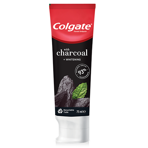 Colgate Naturals with charcoal whitening