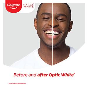 Colgate® Optic White Charcoal benefit