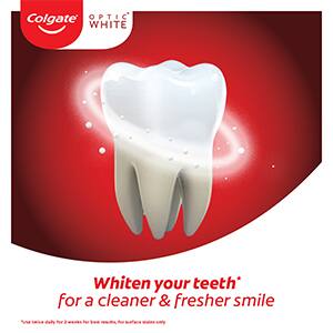 Colgate® Optic White Extra Power benefit