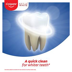 Colgate® Optic White Instant benefit