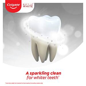 Colgate® Optic White Sparkling White benefit
