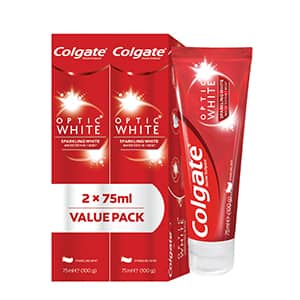 Colgate® Optic White Sparkling White pack