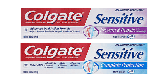 Colgate® Sensitive Products Colgate® Sensitive Products