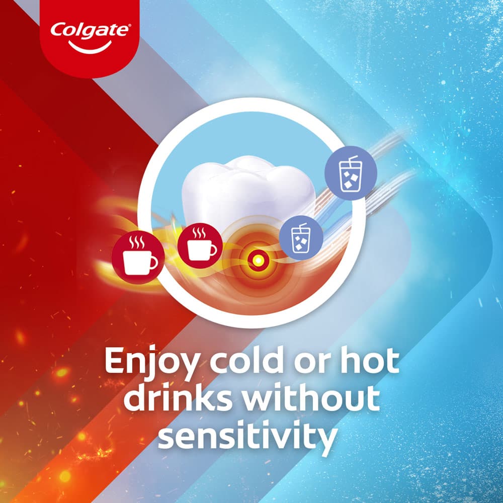 Enjoy cold or hot drinks without sensitivity