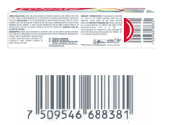 Código de barras al reverso de empaque de producto