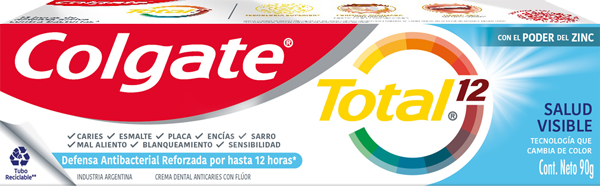Crema Dental Colgate Total 12 Salud Visible