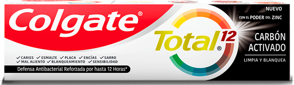 Crema Dental Colgate Total 12 Carbón Activado