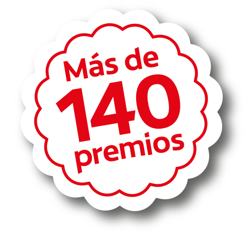 Más de 140 premios