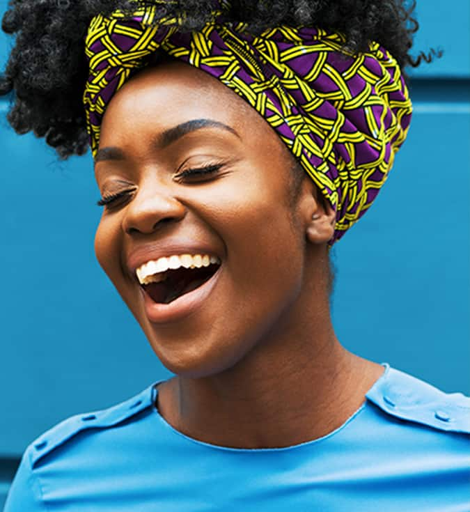 Mujer sonriendo