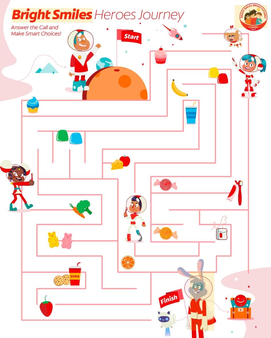 Bright smiles maze