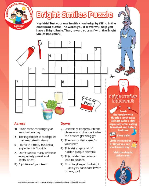 Bright Smiles Crossword Puzzle