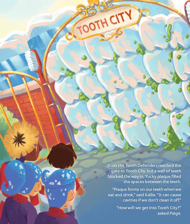 Chompers: Loose in Tooth City Storybook Page 3