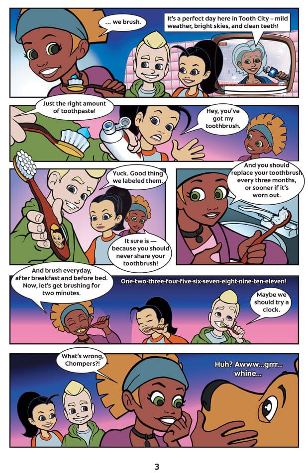 Dr. Rabbit & The Tooth Defenders Comic Book Page 2