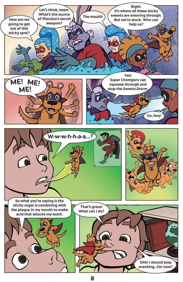 Dr. Rabbit & The Tooth Defenders Comic Book Page 7