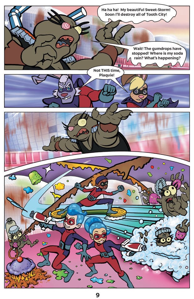 Dr. Rabbit & The Tooth Defenders Comic Book Page 8