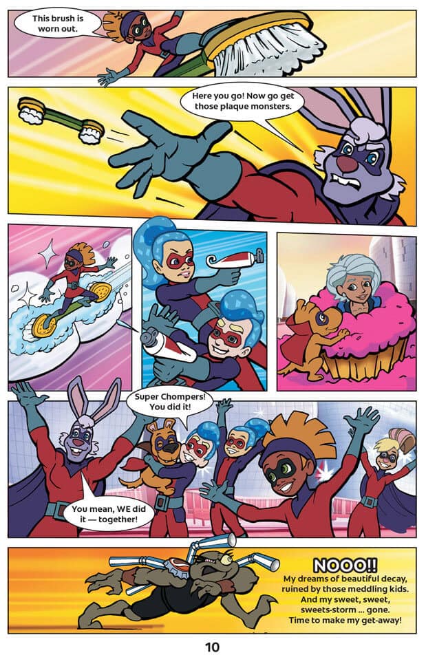 Dr. Rabbit & The Tooth Defenders Comic Book Page 9