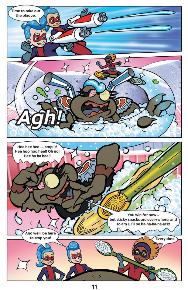 Dr. Rabbit & The Tooth Defenders Comic Book Page 10