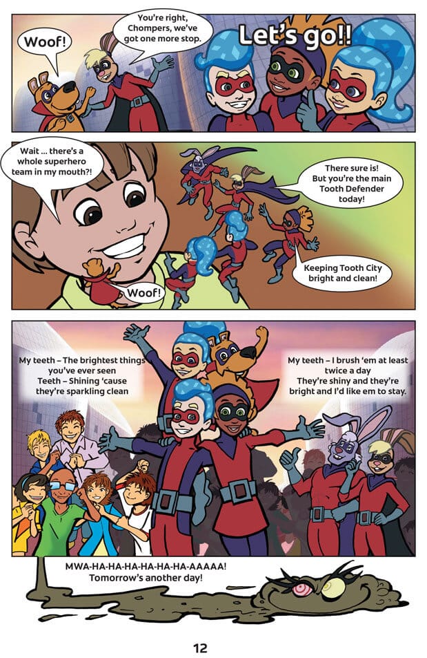 Dr. Rabbit & The Tooth Defenders Comic Book Page 11