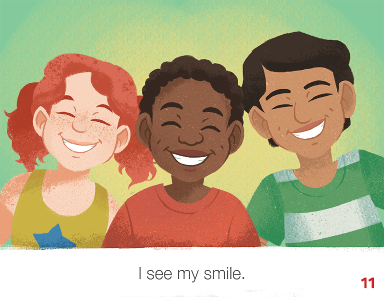 This is My Bright Smile Emergent Reader Page 11