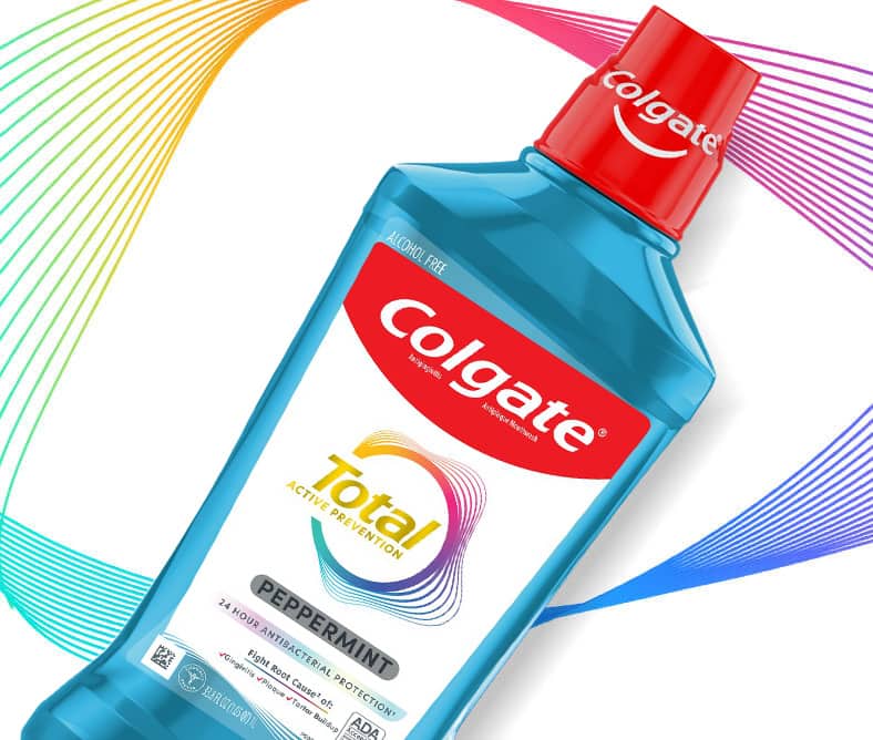 Enjuague bucal clean mint Colgate Total