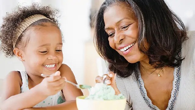 woman smiling after biofilm removal