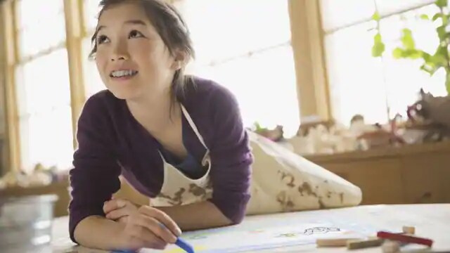 kid with braces to correct overbite