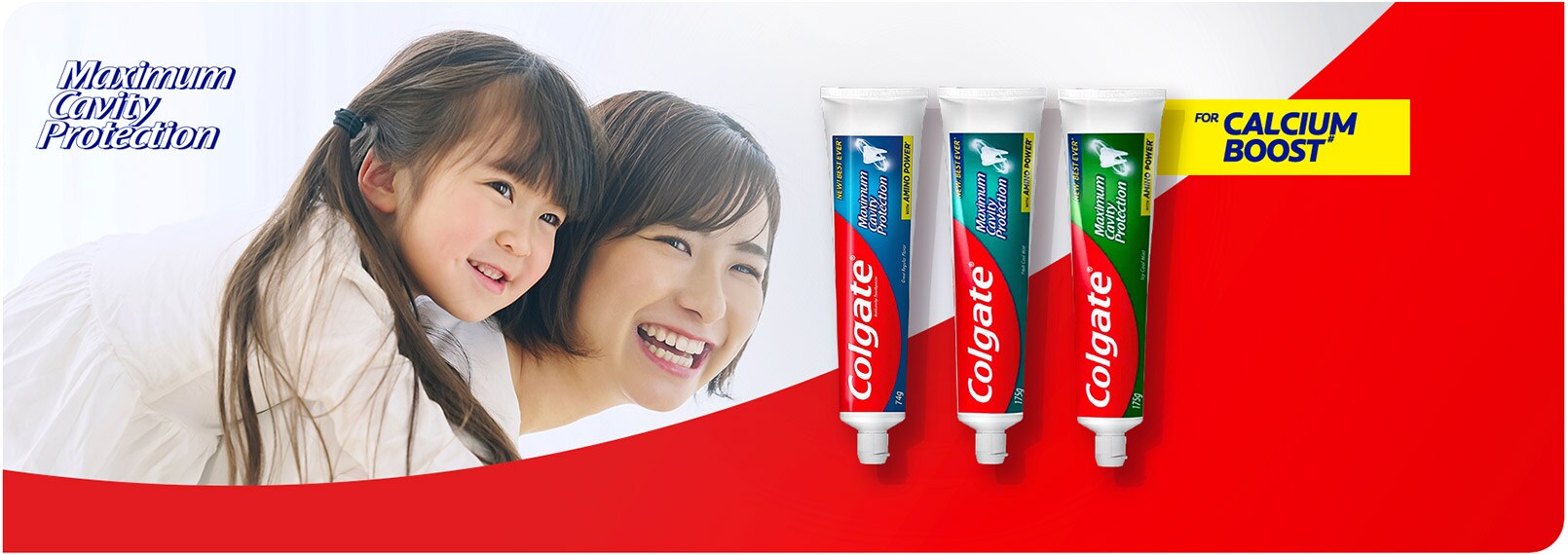 Colgate Maximum Cavity Protection with Calcium boost formula 