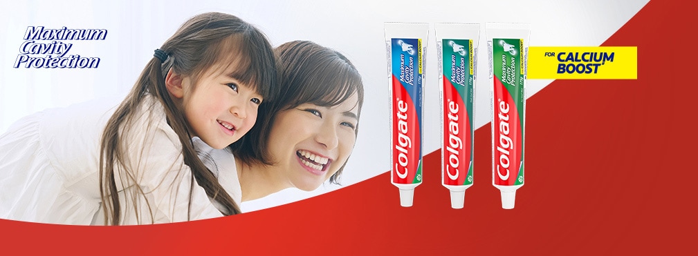 Colgate Maximum Cavity Protection with Calcium boost formula