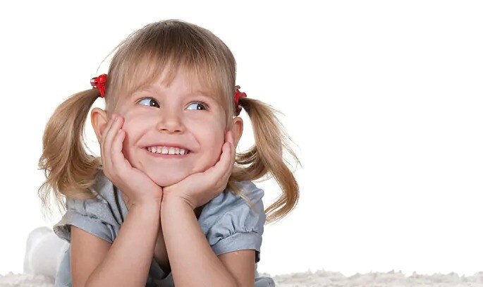 child smiling after cleft palate treatment