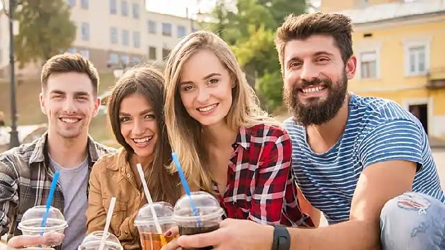 friends smiling after visiting the dentist
