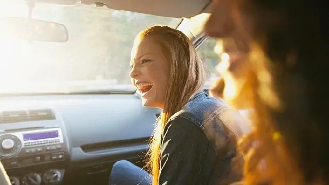 woman smiling after toothache pain relief