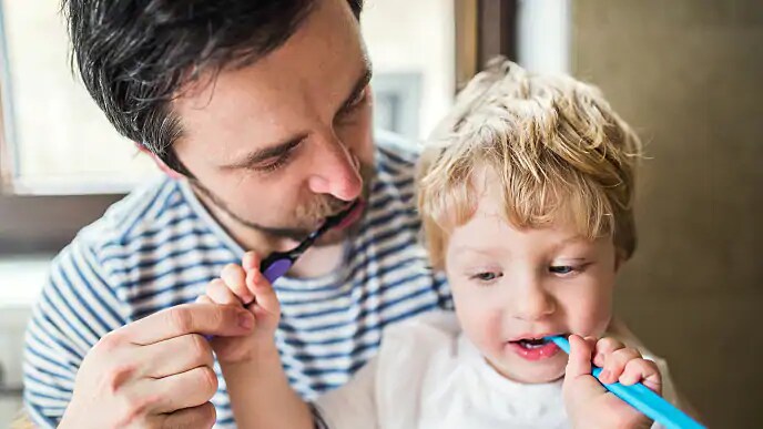 Family removing tartar