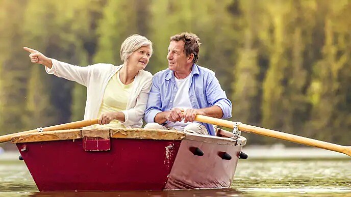 couple smiling after dental visit