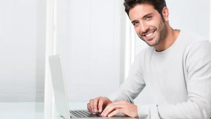 man learning about how smoking impacts dental health