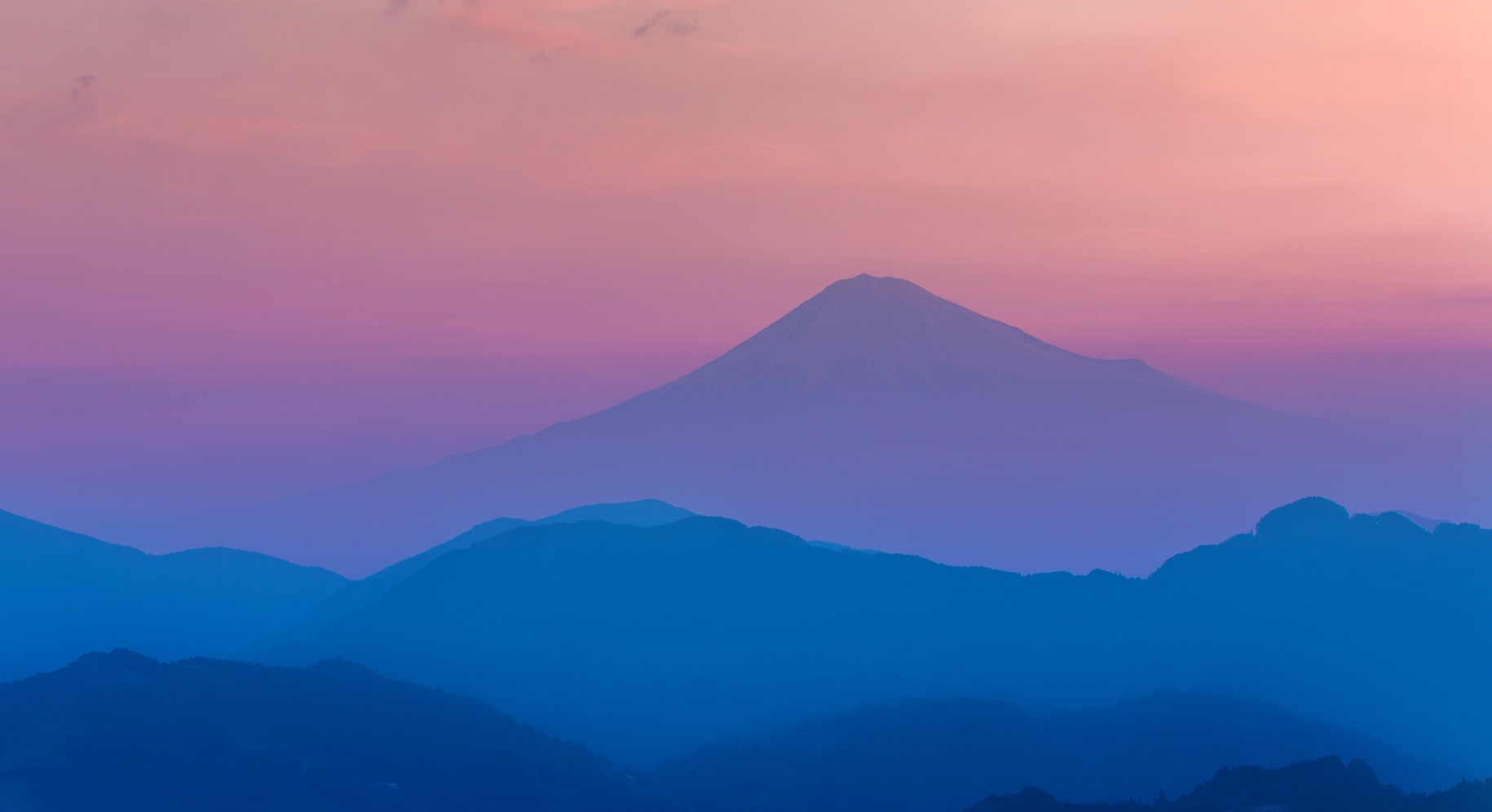 distant view of mountain