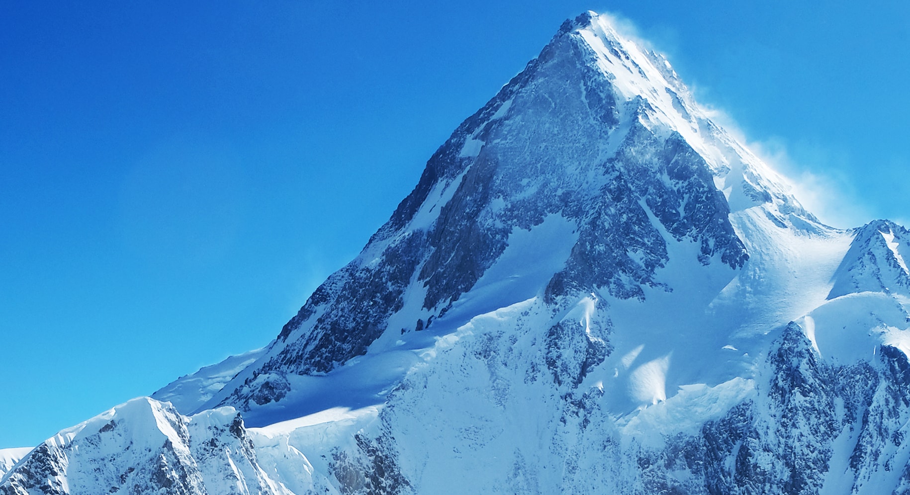 snowy mountain peak