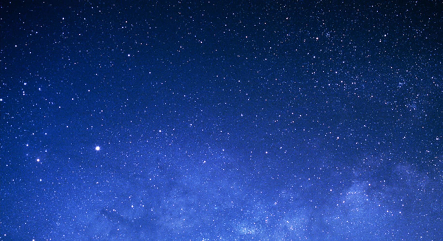 view of a starry night